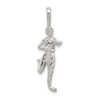Sterling Silver Runner Pendant QC757