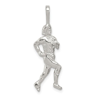 Sterling Silver Runner Pendant QC759