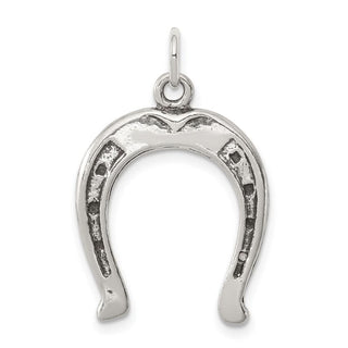 Sterling Silver Antiqued Horse Shoe Charm