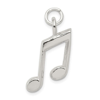Sterling Silver Music Notes Charm QC775