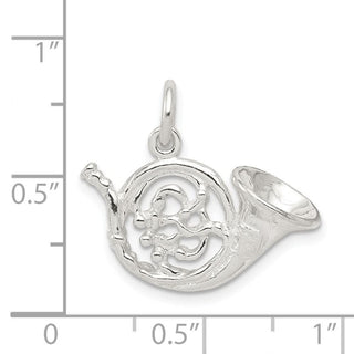 Sterling Silver French Horn Charm