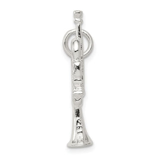 Sterling Silver Trumpet Charm QC781