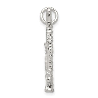 Sterling Silver Flute Charm QC783
