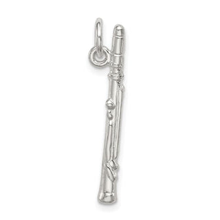 Sterling Silver Flute Charm QC783