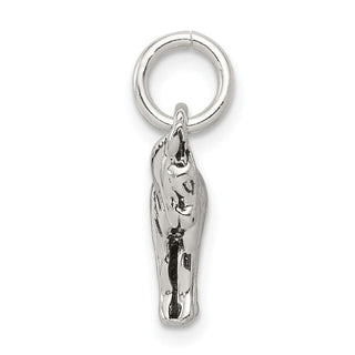 Sterling Silver Antiqued Donkey Charm
