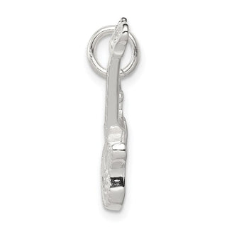 Sterling Silver Electric Guitar Charm QC788
