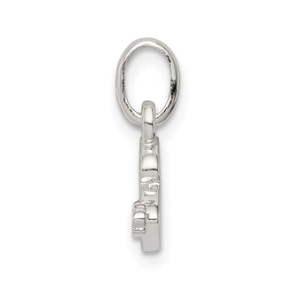 Sterling Silver Letter B w/Enamel Pendant