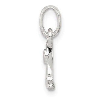 Sterling Silver Letter L w/Enamel Pendant