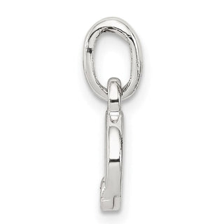 Sterling Silver Letter O w/Enamel Pendant