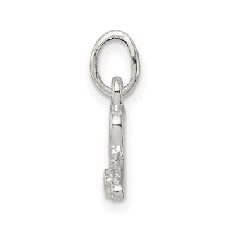 Sterling Silver Letter R w/Enamel Pendant