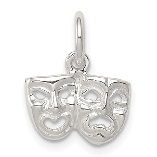 Sterling Silver Comedy/Tragedy Charm QC800