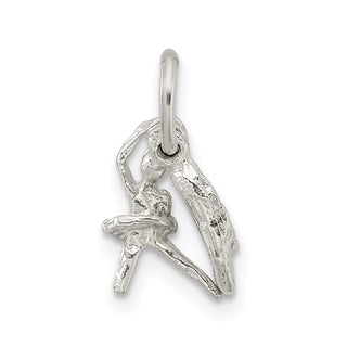 Sterling Silver Ballerina w/Shoe Charm