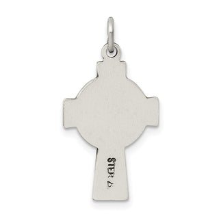 925 Sterling Silver Antiqued Small Celtic Cross Pendant