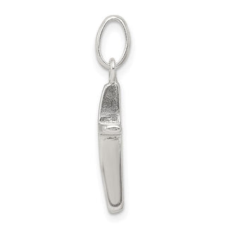 Sterling Silver Polished Cross Charm QC8252