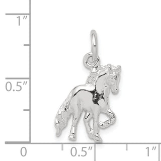 Sterling Silver Horse Charm QC846