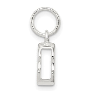 Sterling Silver C Charm