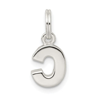 Sterling Silver C Charm