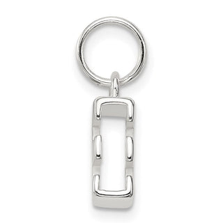 Sterling Silver E Charm