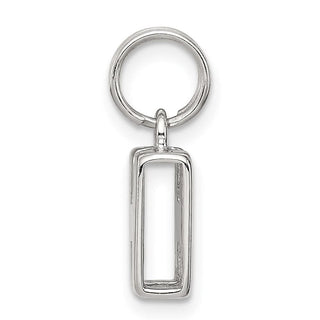 Sterling Silver H Charm