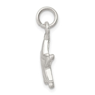Sterling Silver Sheriffs Badge Charm