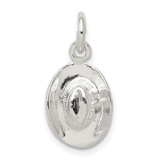 Sterling Silver Cowboy Hat Charm QC858