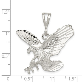Sterling Silver Eagle Pendant QC865