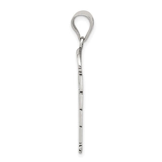 Sterling Silver Antiqued Stacked Elephants Pendant