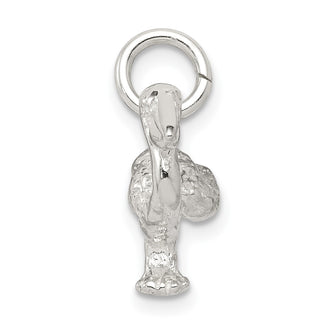 Sterling Silver Pelican Charm QC885