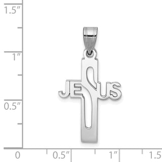925 Sterling Silver Jesus Cross Extra Small Pendant