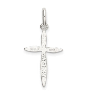 Sterling Silver Polished Passion Cross Charm