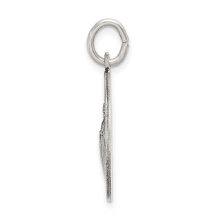 925 Sterling Silver Satin Antiqued Spanish St. Jude Thaddeus Medal Pendant