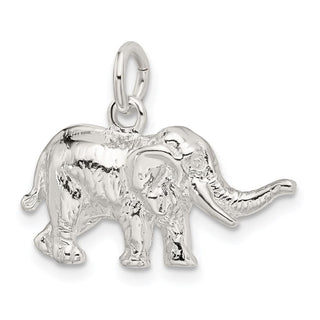 Sterling Silver Elephant Charm QC913