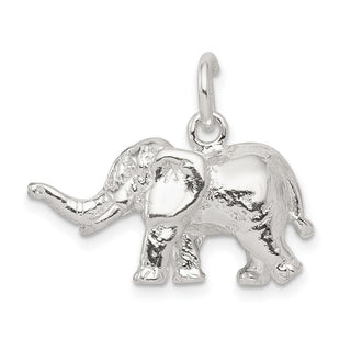 Sterling Silver Elephant Charm QC913