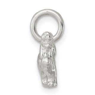 Sterling Silver Dog Charm QC923