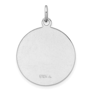 Sterling Silver Rhodium-plated & Gold Tone St. Anthony Medal Pendant
