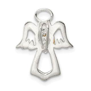 Sterling Silver & Gold-tone Angel Chain Slide Pendant