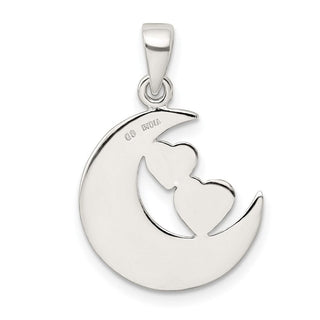 Sterling Silver and Pink Enamel Always Sister..Friend Pendant