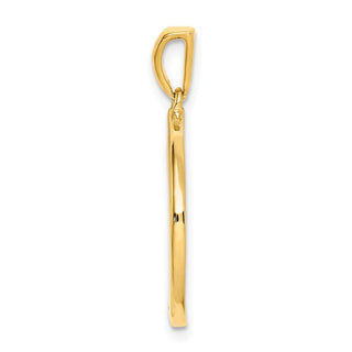 Gold-plated Sterling Silver and CZ Virgo Zodiac Pendant