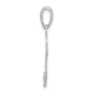 Sterling Silver Polished Puerto Rico Palm Tree Pendant