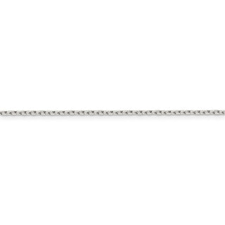 42" Sterling Silver 1.5mm Beveled Oval Cable Chain Necklace