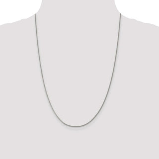 24" Sterling Silver 1.5mm Curb Chain Necklace