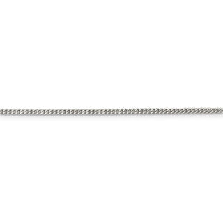 8" Sterling Silver 1.75mm Curb Chain Bracelet