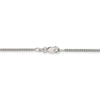 36" Sterling Silver 1.75mm Curb Chain Necklace