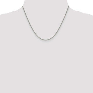 18" Sterling Silver 1.75mm Curb Chain Necklace