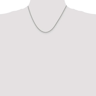18" Sterling Silver 2mm Curb Chain Necklace