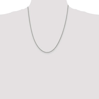22" Sterling Silver 2mm Curb Chain Necklace