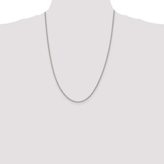 24" Sterling Silver 2mm Curb Chain Necklace