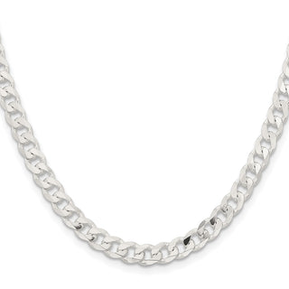 18" Sterling Silver 6mm Curb Chain Necklace