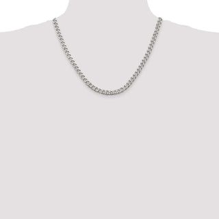 20" Sterling Silver 7mm Curb Chain Necklace