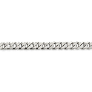 30" Sterling Silver 8mm Curb Chain Necklace
